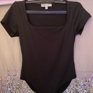Gaze XS Black Bodysuit